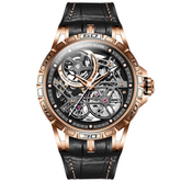 GELATU Watch 6015 Skeleton Luminous Tourbillon